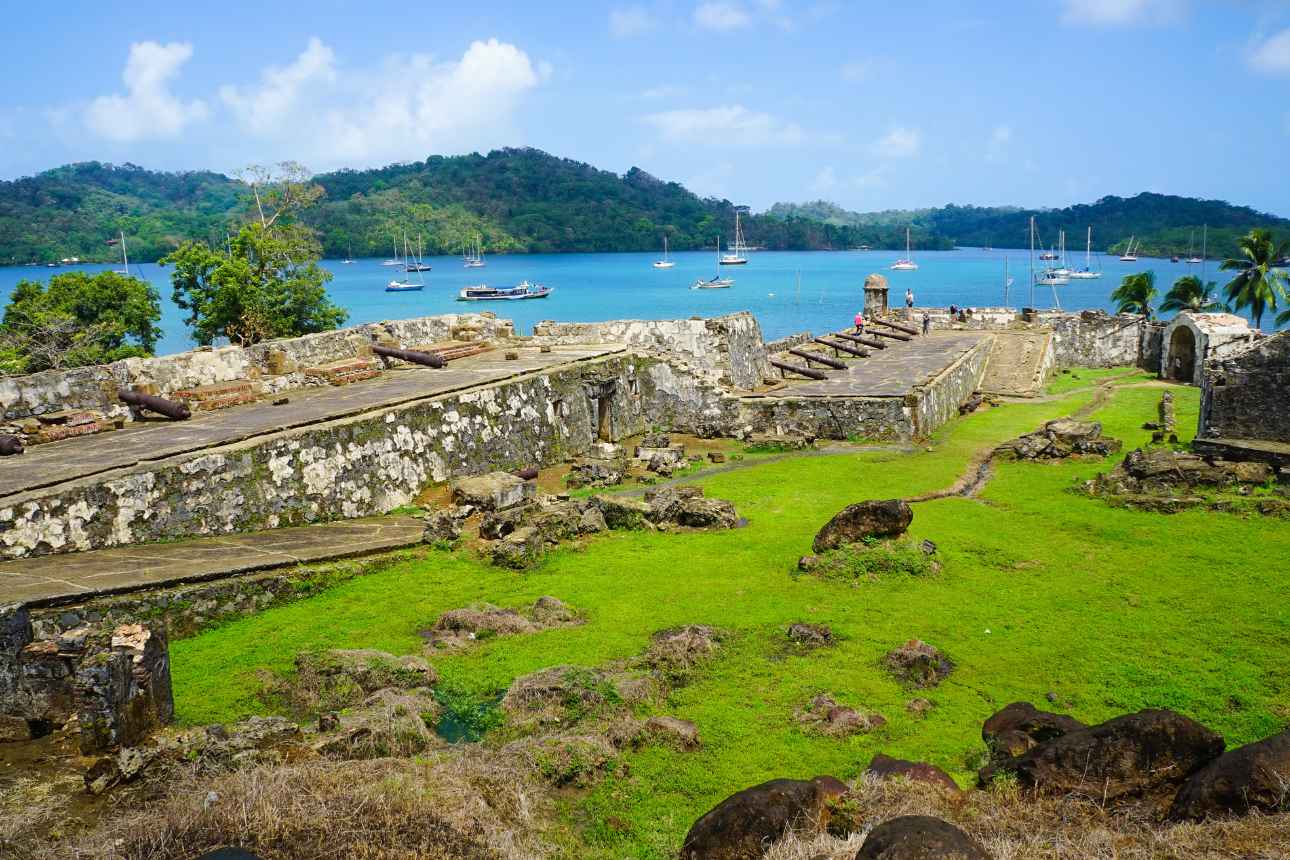 Panamanian fortifications on the Caribbean side of Panama